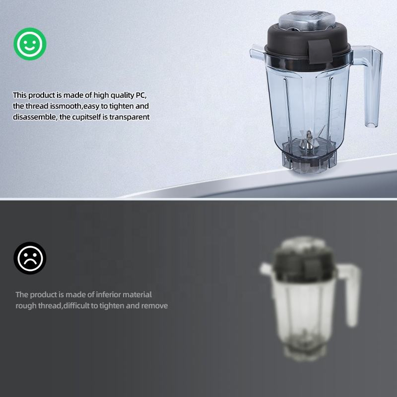 Vitamx 32oz Plastic Jar with Lid, Blade and Gear, Replacement for Blender