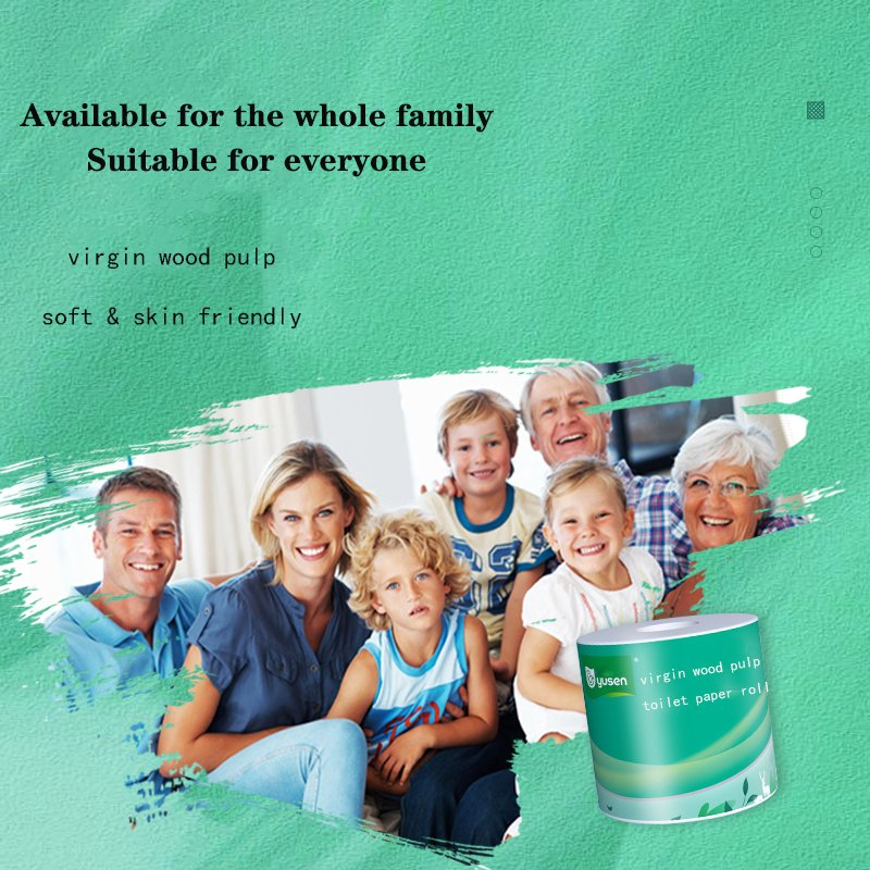 Factory Wholesale Bulk Toilet Paper Manufacturer Sells Customised Toilet Tissue Paper