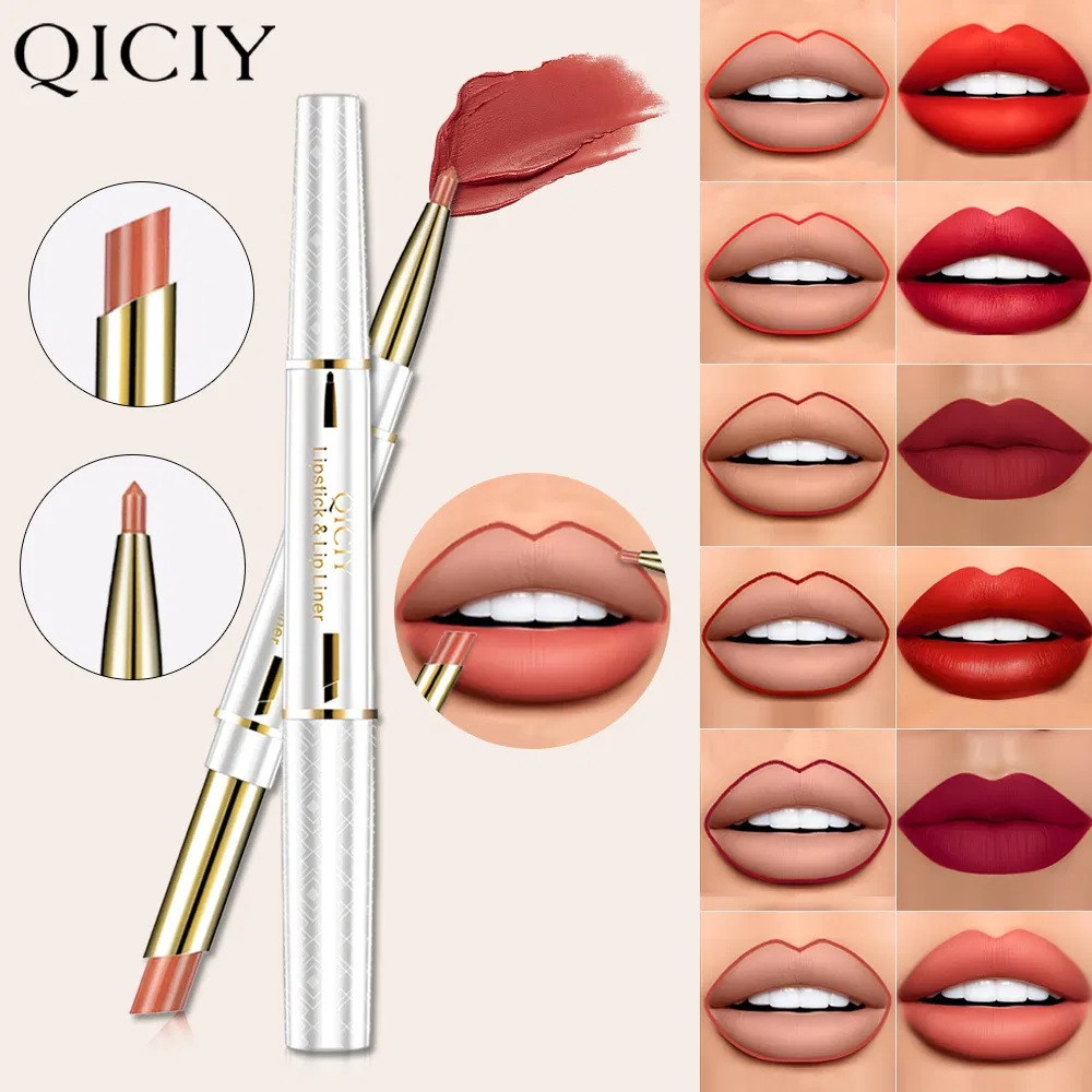 Wholesale Matte 6 Color Lipstick Lip Liner Pencil