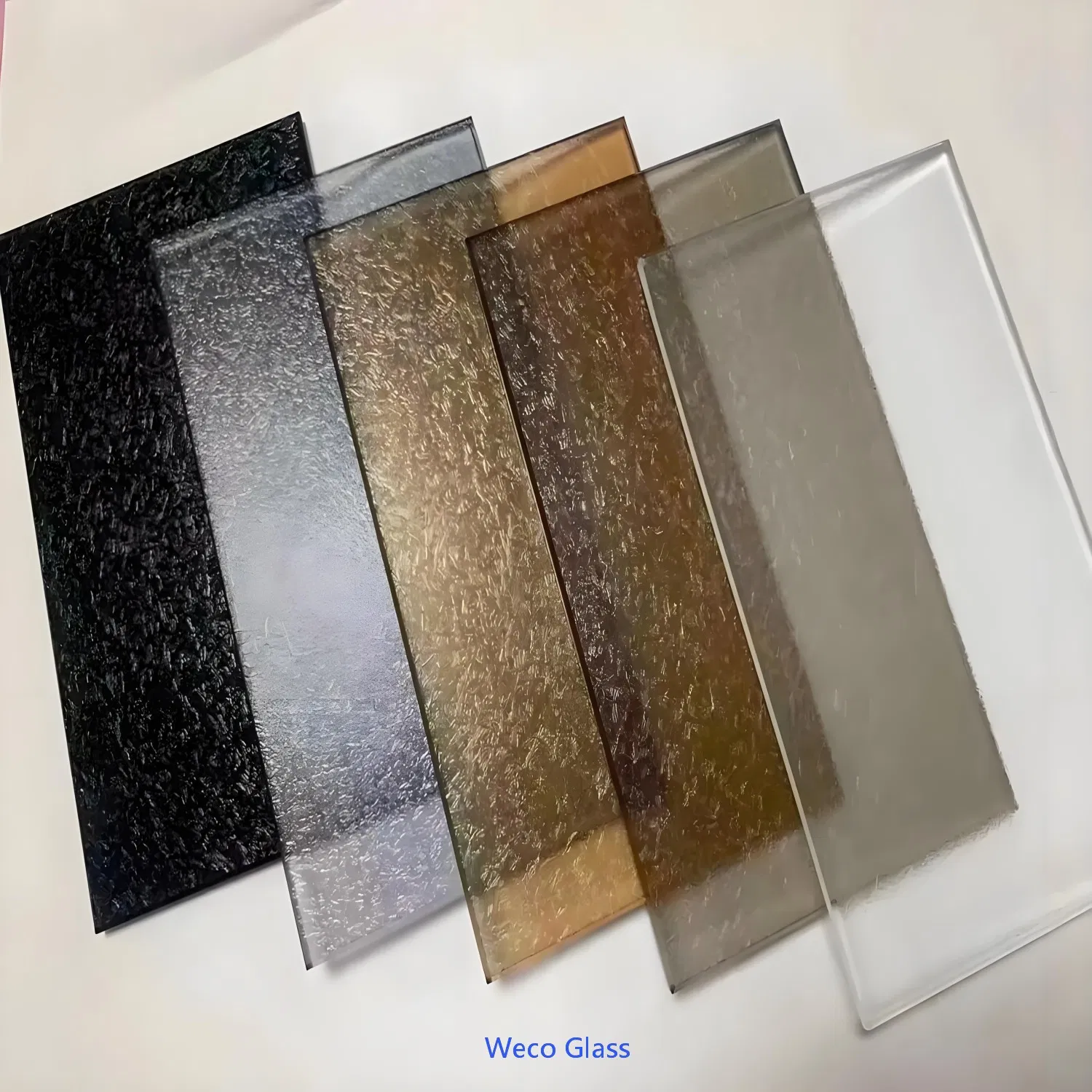 China Decorative Clear Tinted Patterned Building Frosted Glass Acid Etched Glass