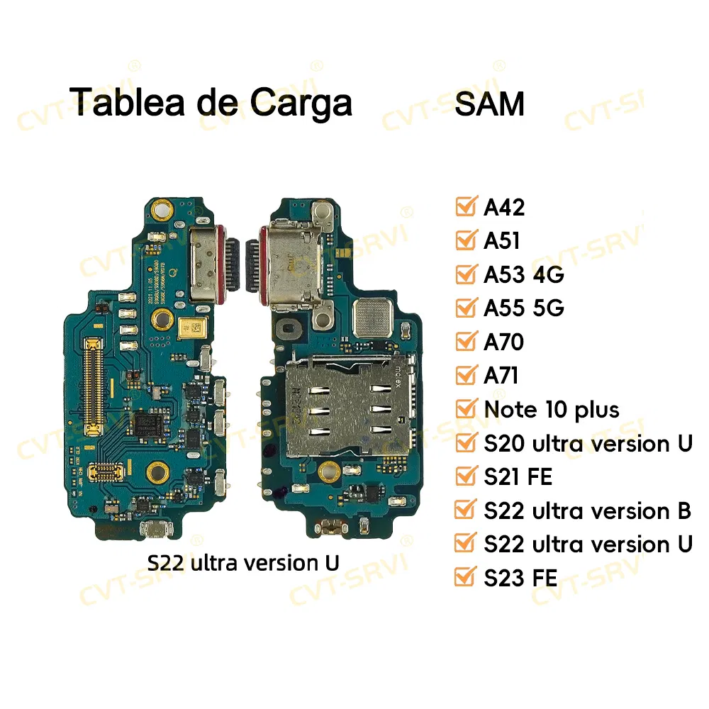 Разъём платы зарядки для Samsung S22 Ultra, S23 FE