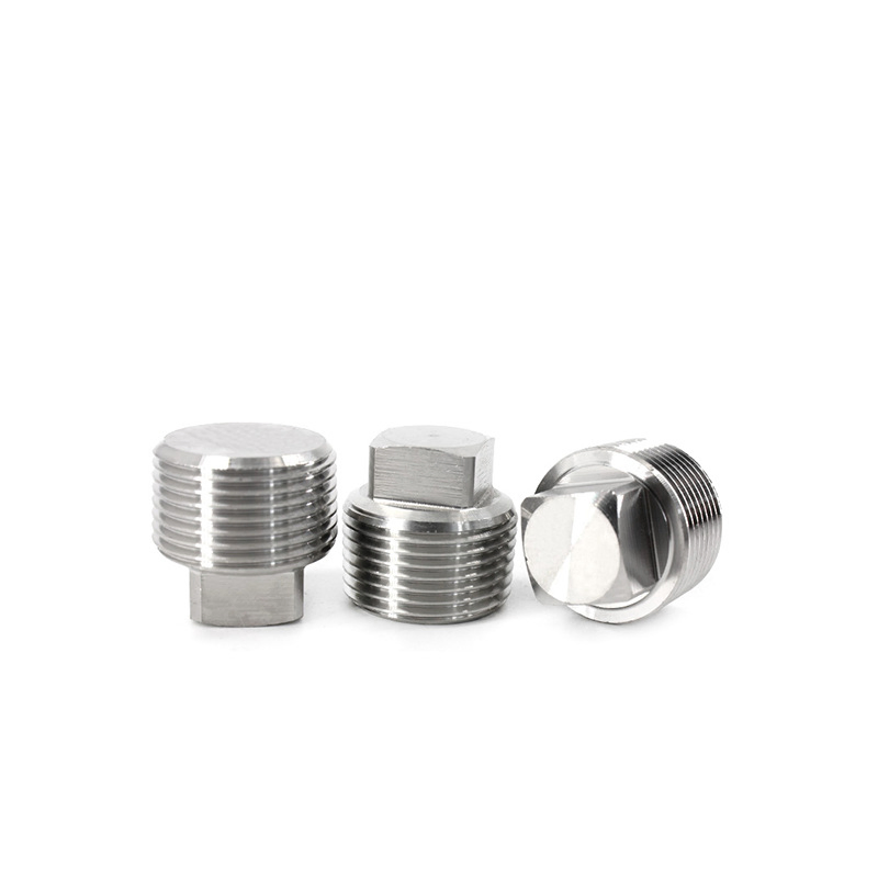 Steel Galvanized Hex Explosion-Proof Plug DIN909 Hex Head Screw Plug Hexagon-Duty Hexagon Head Screw Plugs