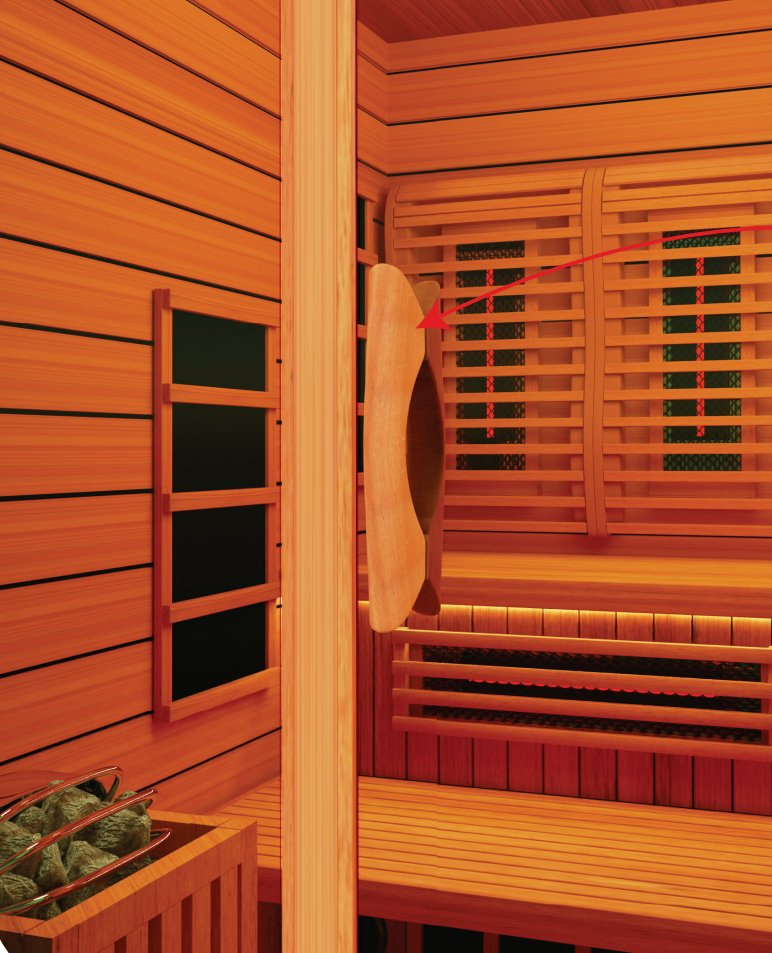 Большая квадратная сауна из кедра и хемлока для улицы