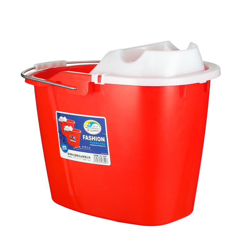 Wholesale Plastic Hotel Floor Cleaning Household Thickened Wringer Mop Bucket