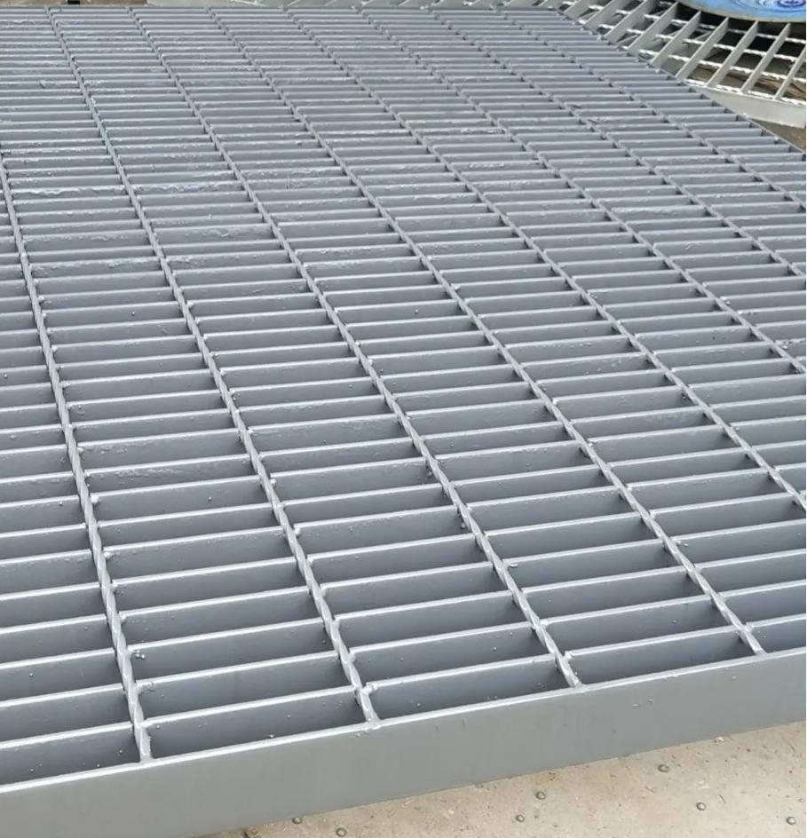 Building Material Hot DIP Galvanised Steel Bar Grating Pressed Steel Grating Drain Grate Trench Cover Stair Tread