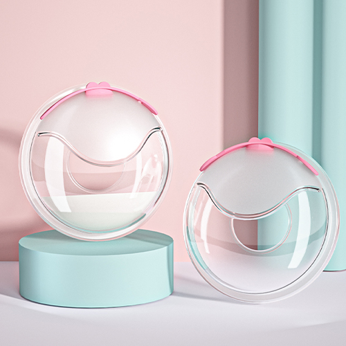 Leak-Proof Silicone Breast Milk Cups Set with Lids Breast Milk Collector