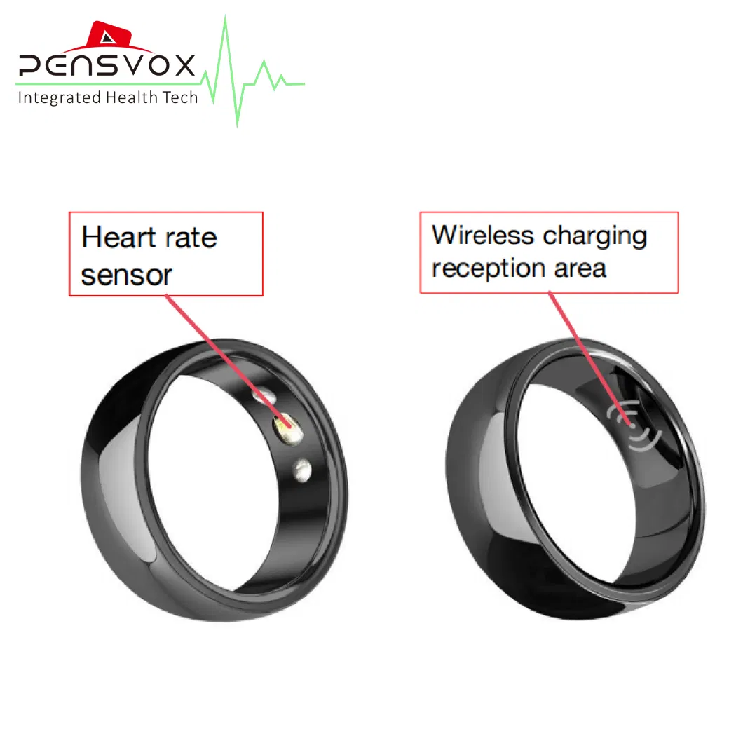 Stainless Steel Jewellery Smart Ring Health Detection Heart Rate Blood Oxygen with Wearable, Earrings, Necklace, Bracelet, Ring.