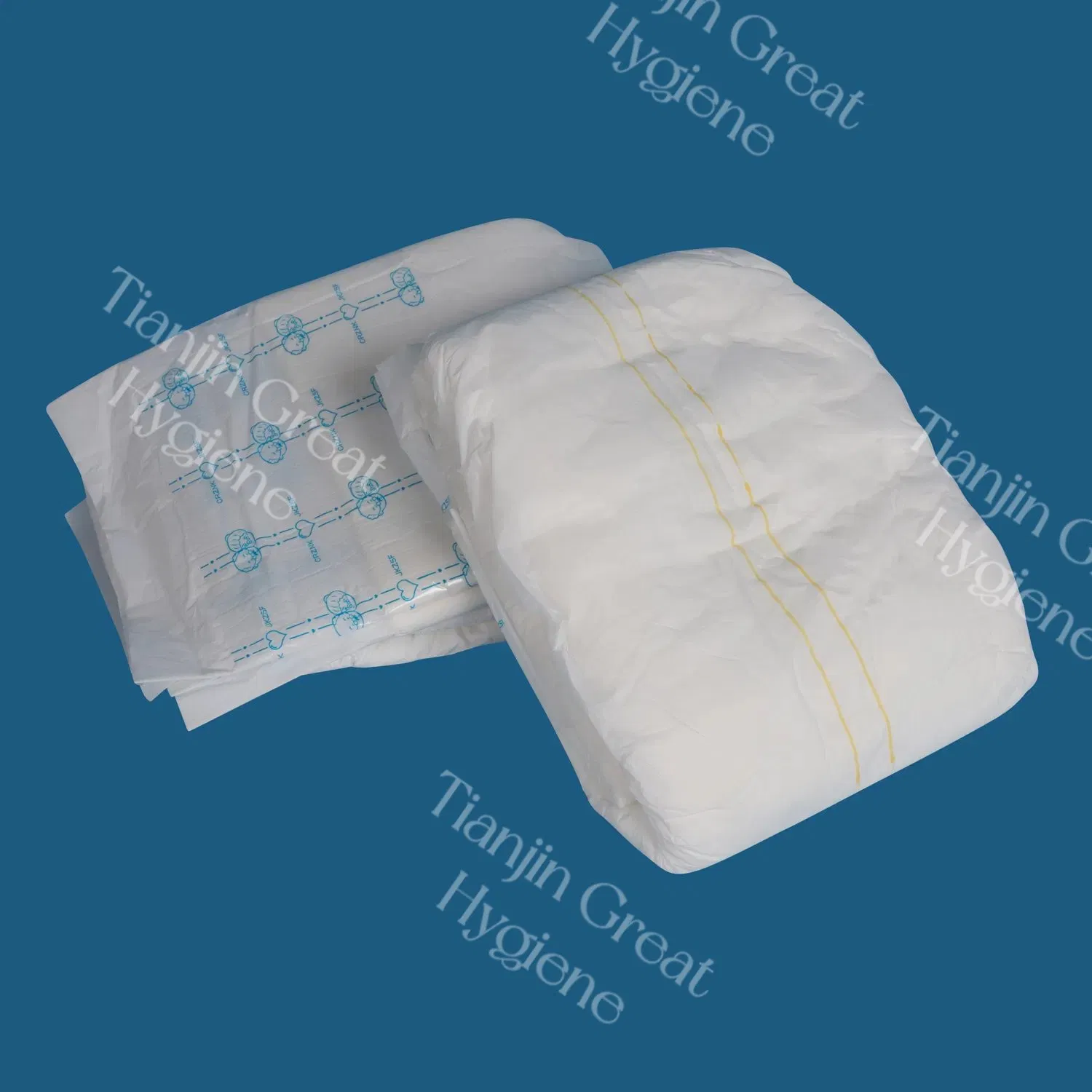 2025 Hot Sale Super High Absorbency Blue Abdl Adult Diapers