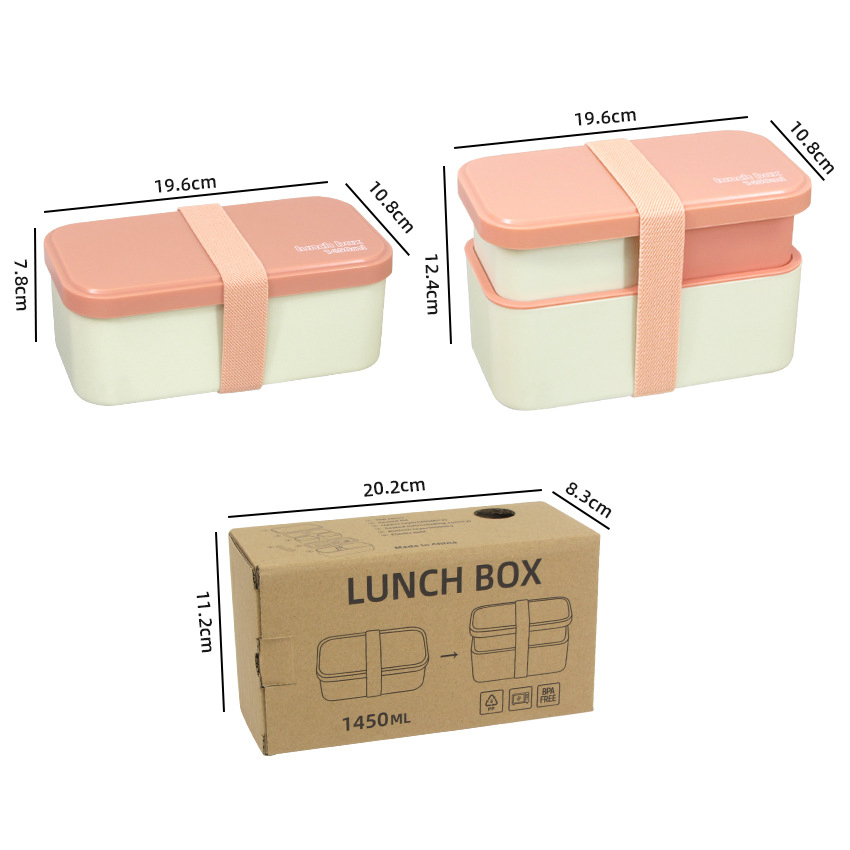 Eco-Friendly Microwave Lunch Box with Lid for Easy Use