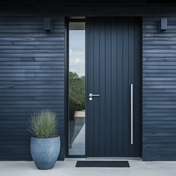 Factory Price Customized Main Exterior Entrance Entry Front Doors Metal Stainless Steel Aluminum Modern Wrought Iron Main Gate Pivot Door for House Decor