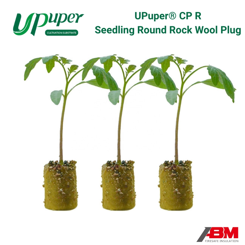 Upuper CPR22 Rock Wool Seedling Starter Plug Mechanical Seedling Compatible Small Size Hydroponic Seedling Substrate Lana de Rock Rock Wool Round Plug