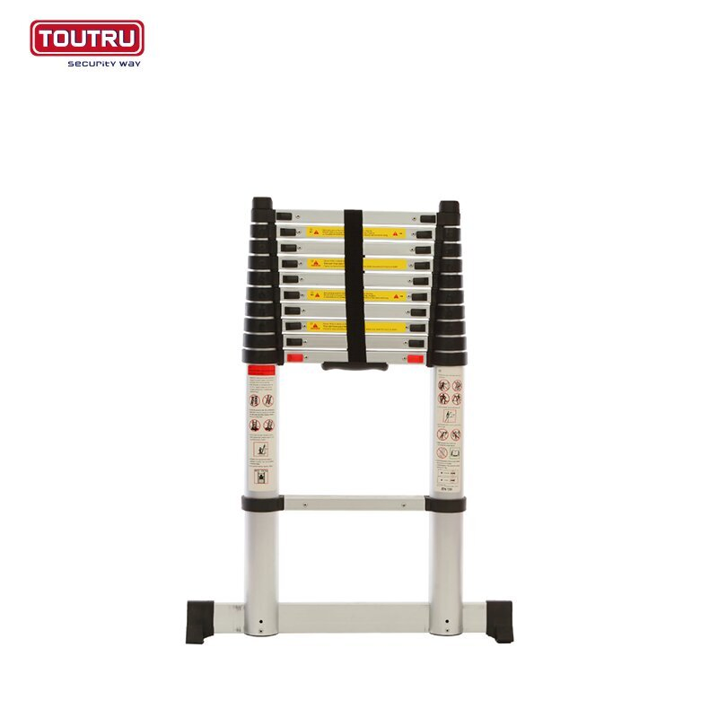 Hook Ladder Single Telescopic Ladder Aluminum with Stabilizer Bar