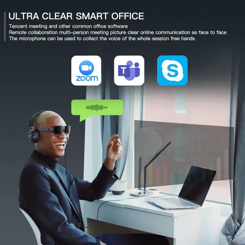 Ultra Clear Smart Portable Home Theater 3D HD Ar Vr Glasses