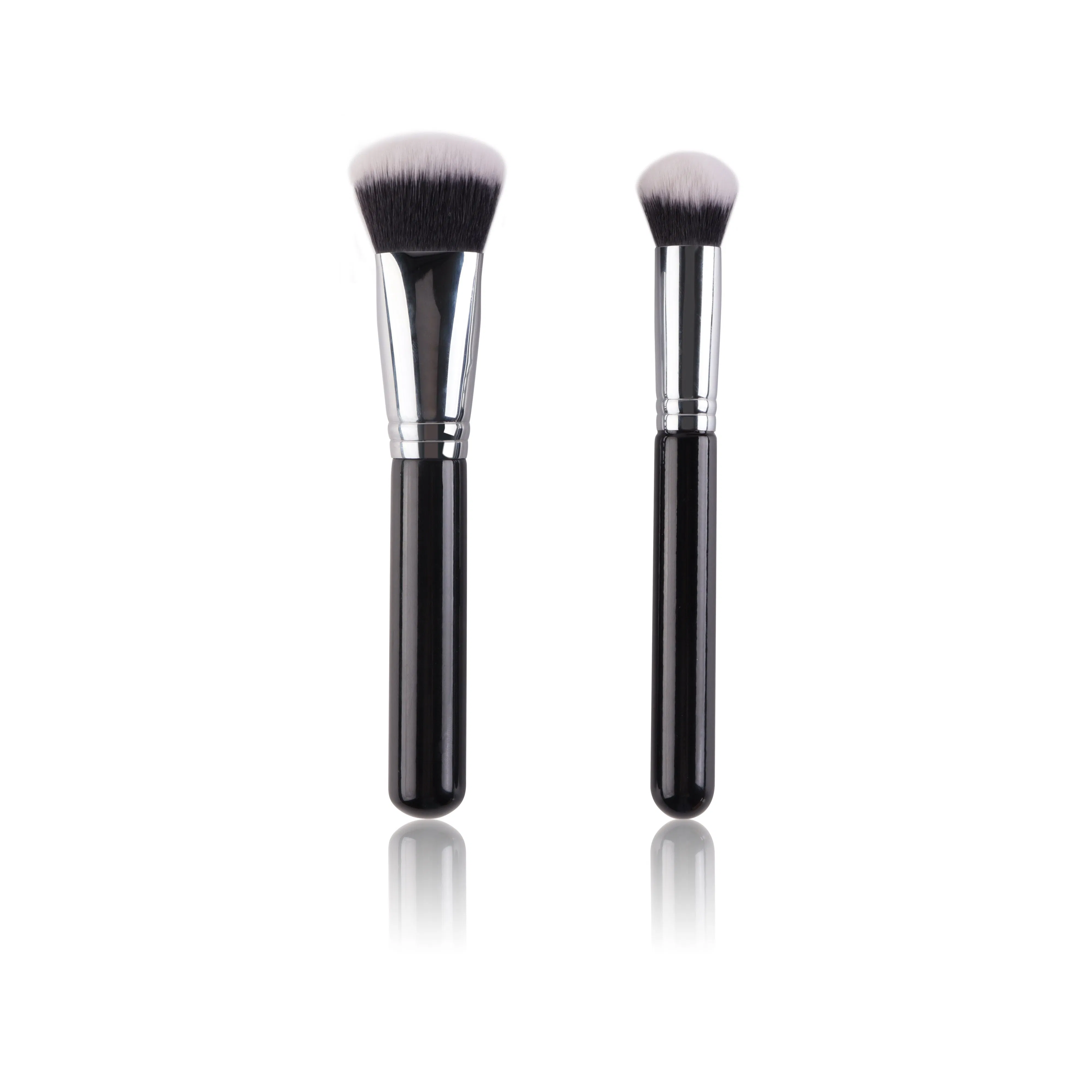 Super Soft Best High Density Single Foundation Makeup Kabuki Synthetic 2021 Private Label Flat Foundation Brush