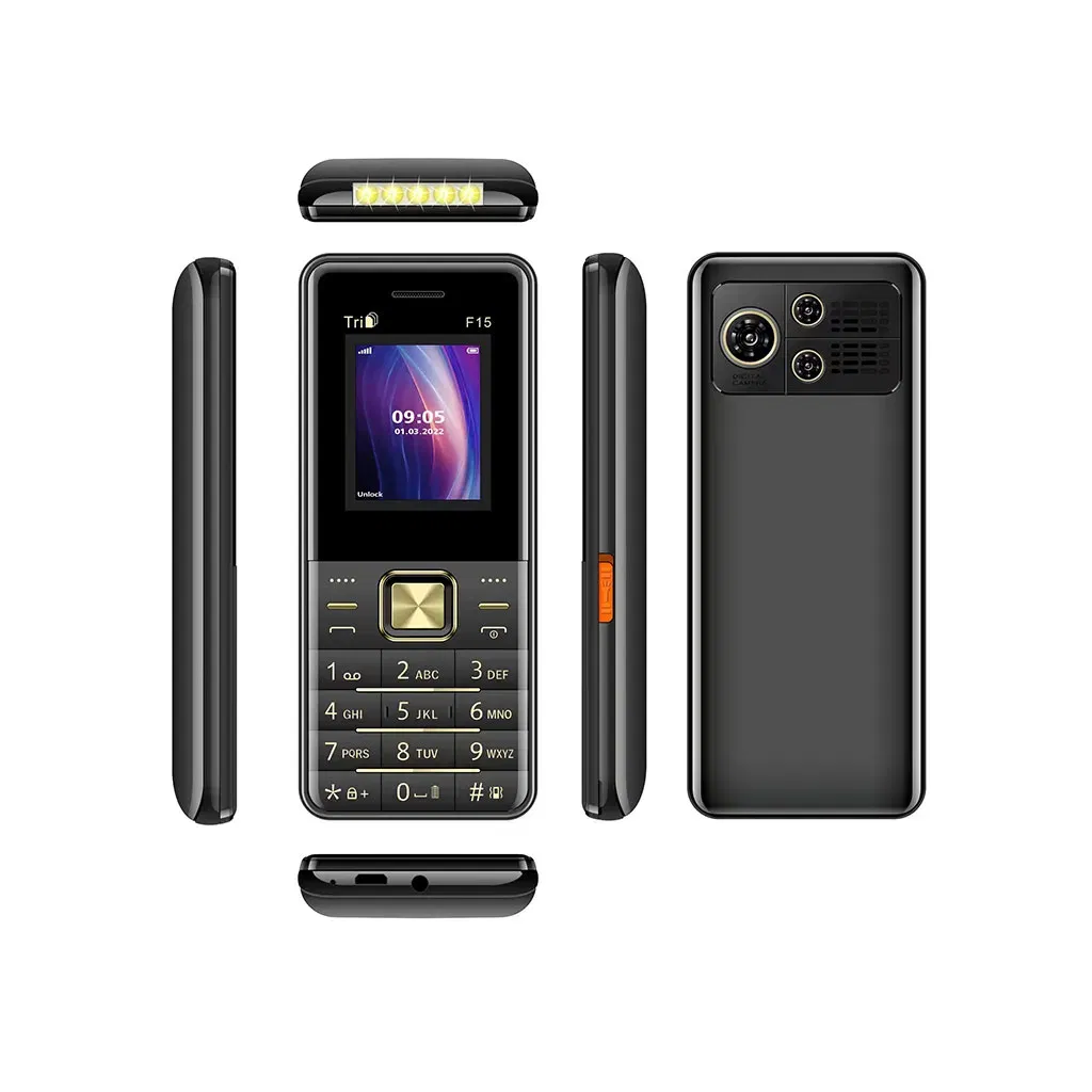 Кнопочный телефон с 2.4-дюймовым экраном и поддержкой 3 SIM-карт