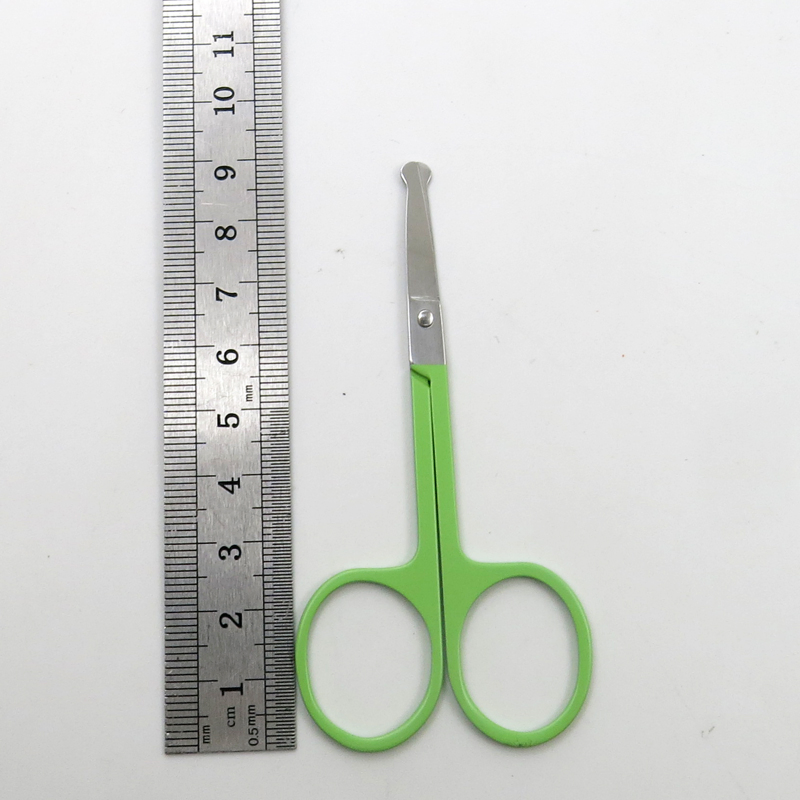 Stainless Steel Eyebrow Hair Trimming Colorful Beauty Makeup Nail Scissors Facial Trimming Tweezer Makeup Scissors Tool