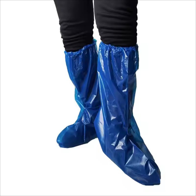 Disposable Shoe Covers Non-Slip Boot Covers for Hospital Cleanroom Home Use