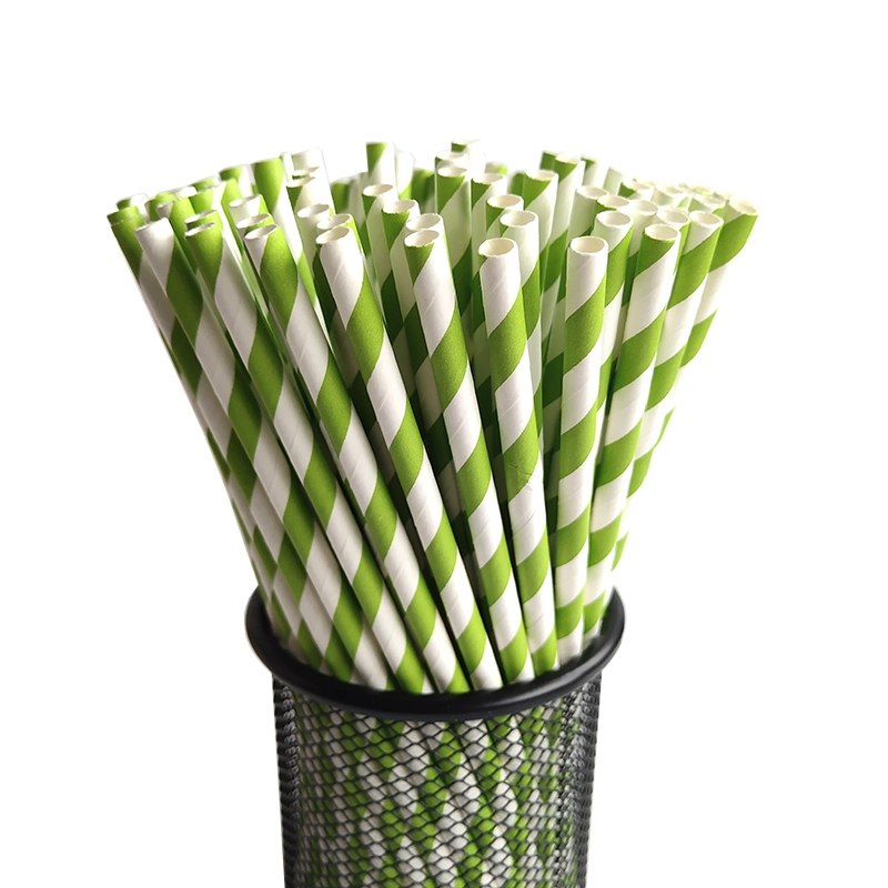 Manufacturer Wholesale Disposable Eco-Friendly Biodegradable Food Grade Drinking Paper Straws