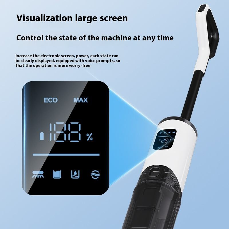Cordless Electric Wet and Dry Mopping Floor Cleaning Machine Household Integrated Vacuum Cleaner for Hotels