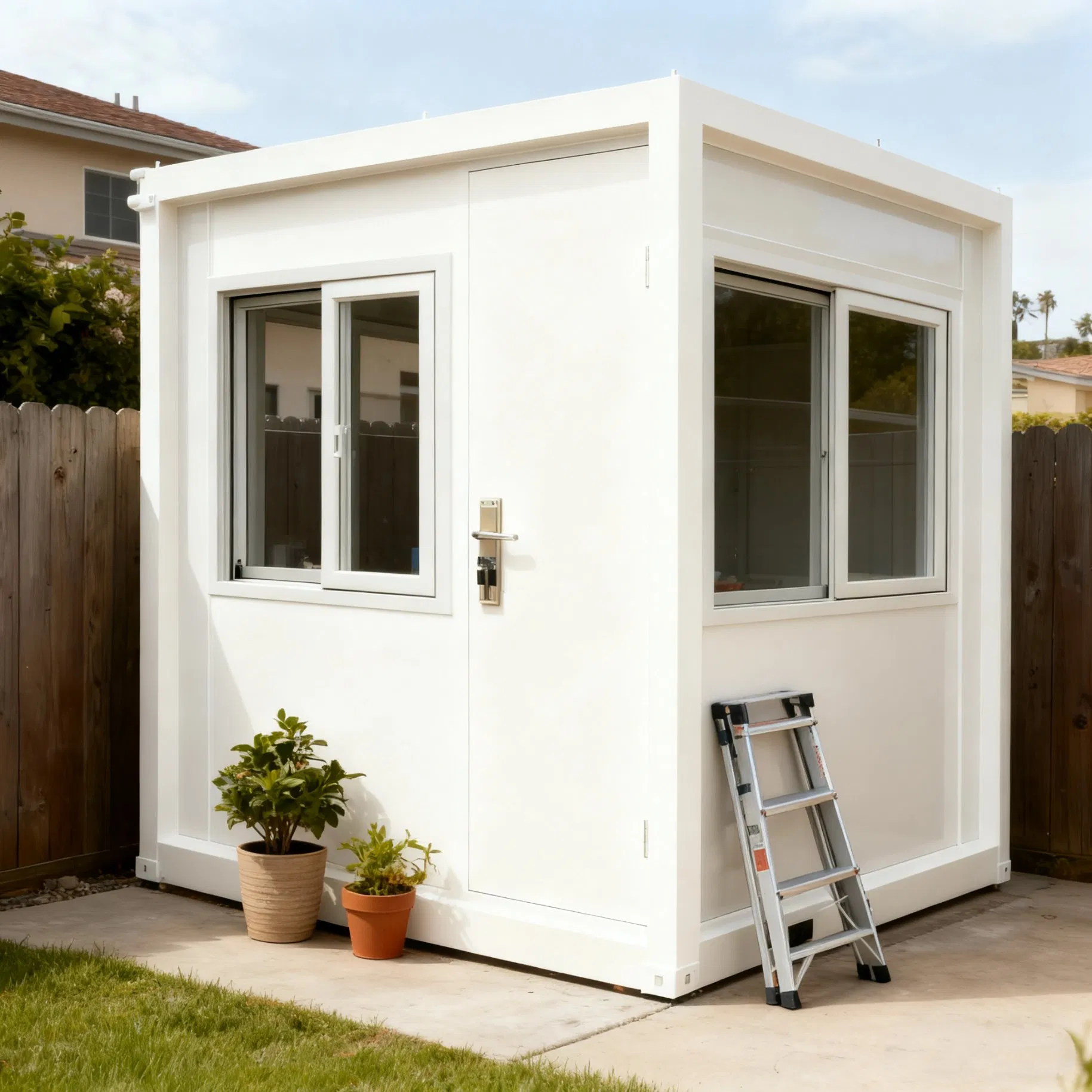 Low-Cost and High-Quality Mobile Security Container House
