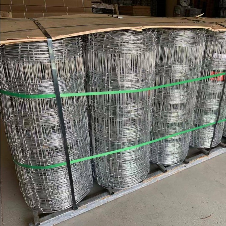 High Quality Galvanized Fixed Knot Wire Mesh Farm Fence Cattle Deer Horse