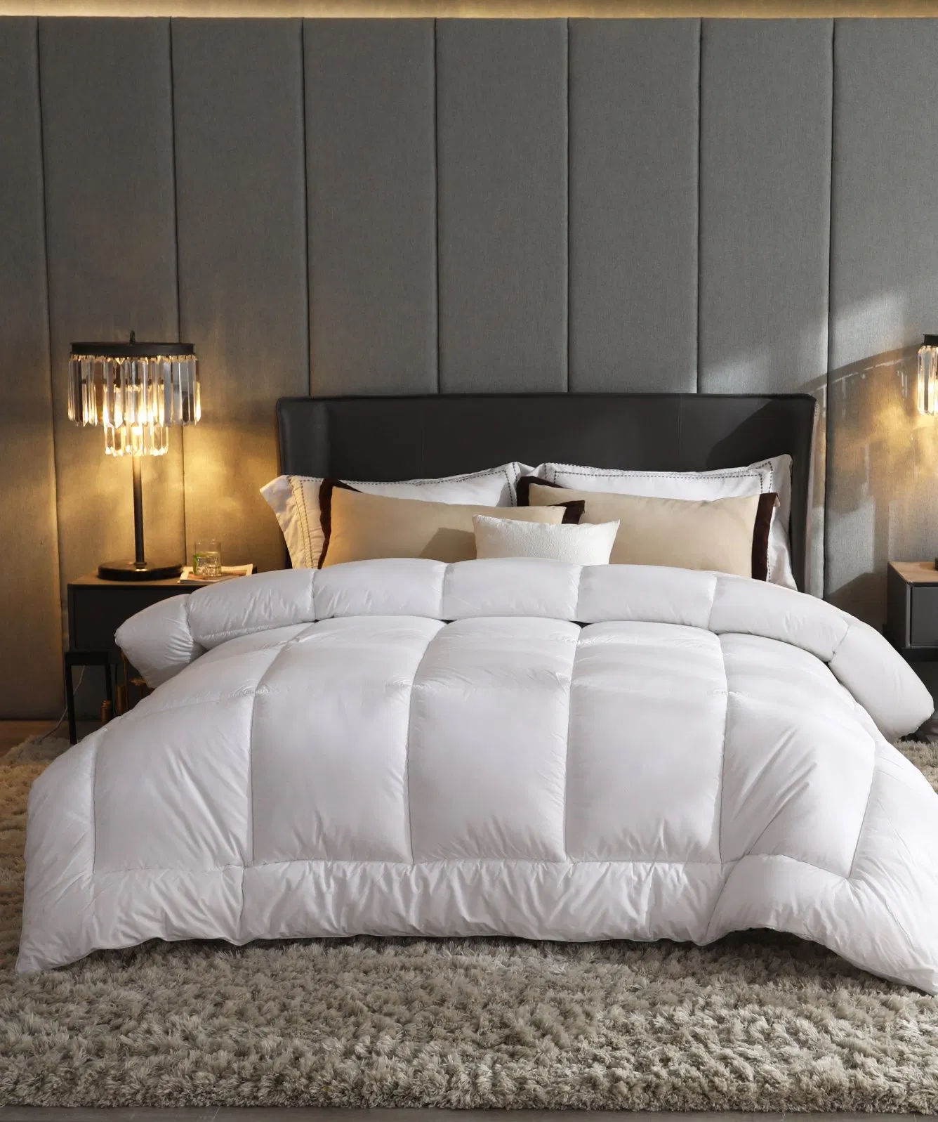 Wholesale Microfiber Filling White Hotel Summer Quilt Hotel Comforter Duvet Insert