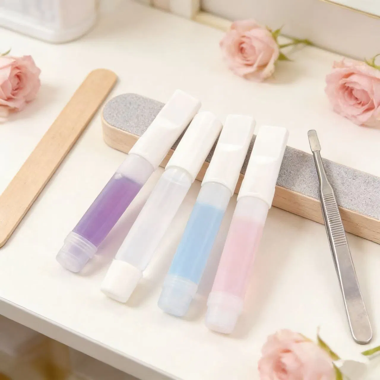 Competitive Fast-Dry Transparent Nail Tip Low Blooming Artificial Nail Glue