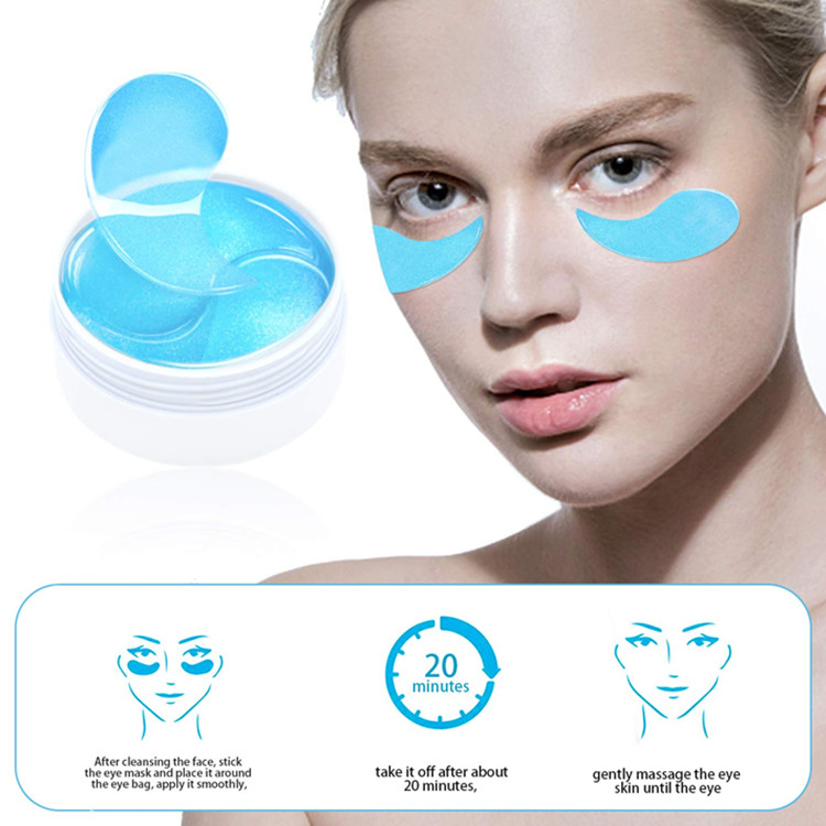 OEM Natural Hyaluronic Acid Eye Mask for Moisturizing and Anti Aging