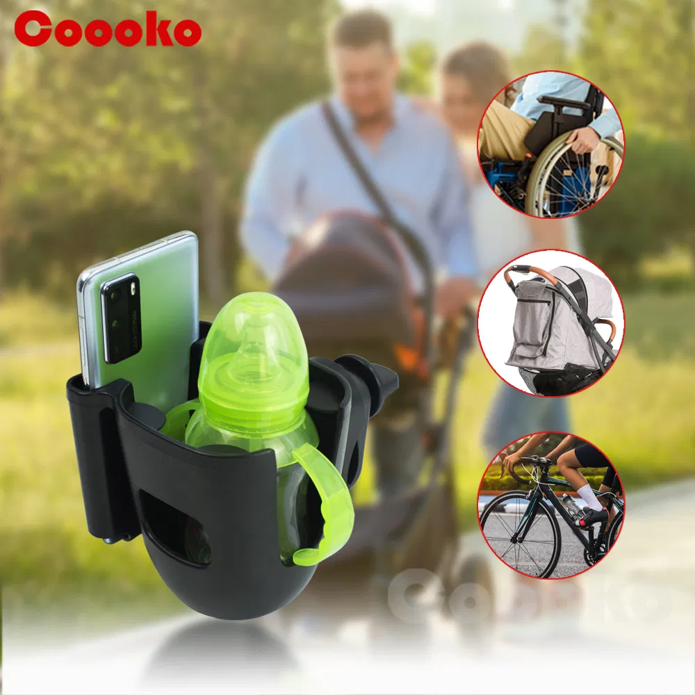 Stroller Cup Holder with Phone Holder/Organizer