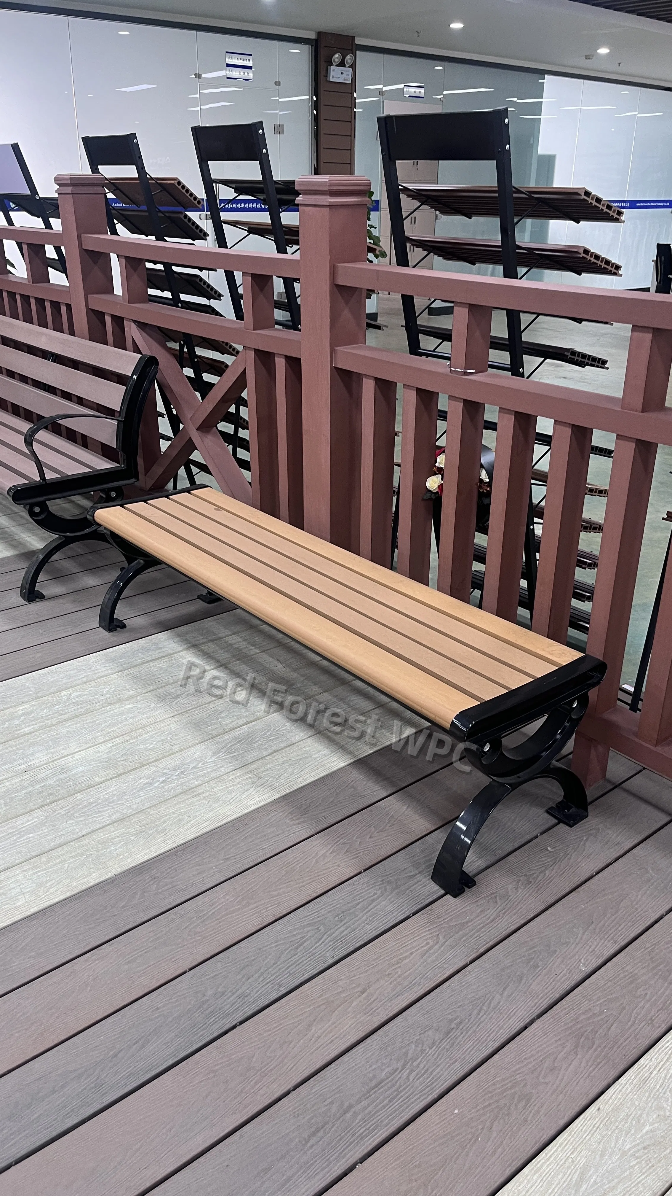 Stylish Waterproof Cladding Panel for Durable Garden Bench Solutions