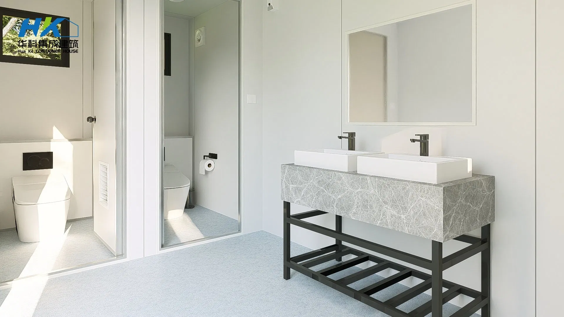 Luxury Customer 20FT/40FT Prefabricated House Modular House Portable Toilet Factory Price Container Toilet