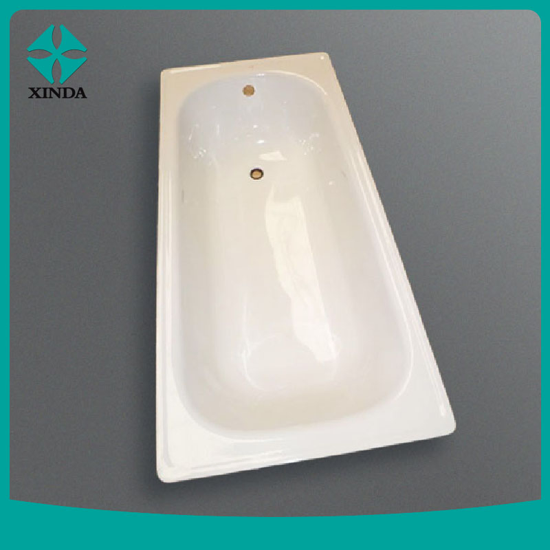 Угловая акриловая ванна белая встраиваемая