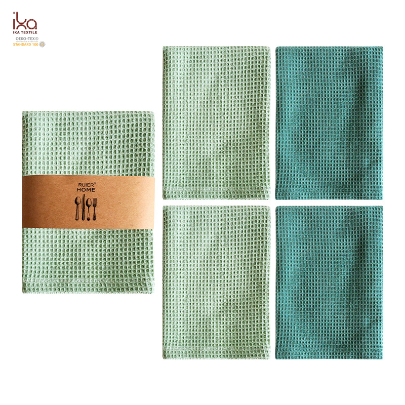Plain White Beige Black Grey Logo Embroidery Custom Wholesale Refreeshing Kitchen Dishcloths 60 X 40 Absorbent Blanket 100% Cotton Towel