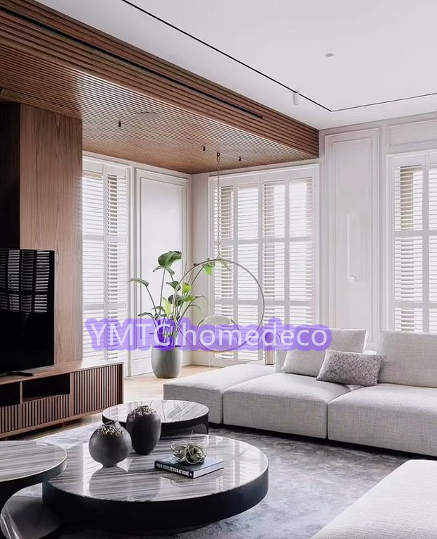 Paulownia Panel Plantation Shutters for Window Decoration