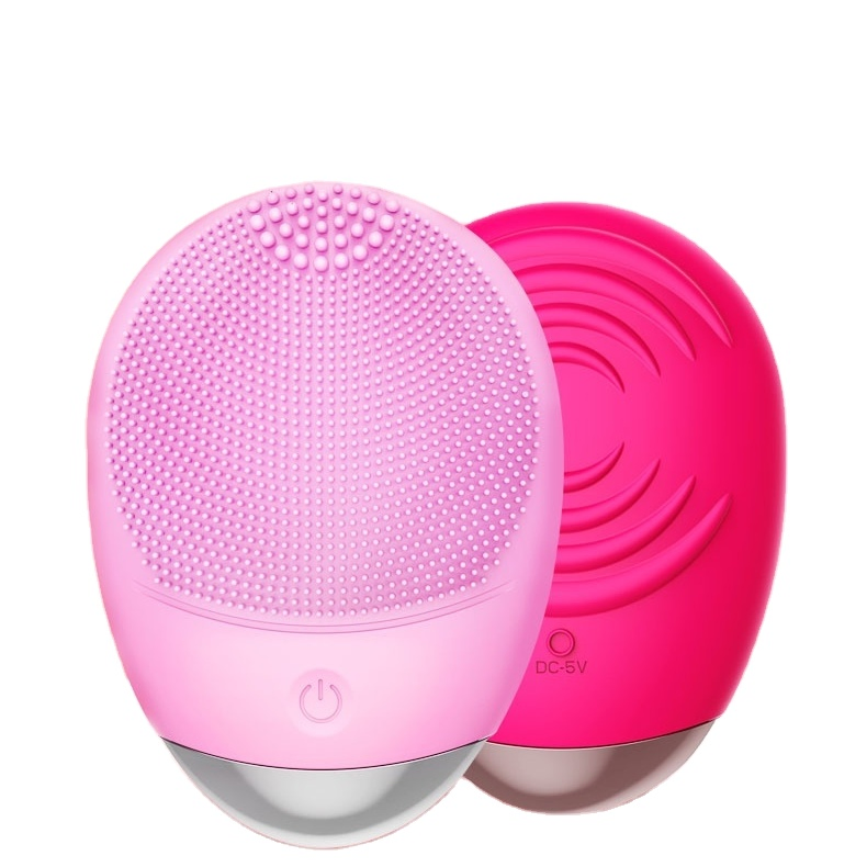 High Quality Silicone Deep Pore Cleansing Facial Cleansing Massage Sonic Facial Brush Face Washing Machine