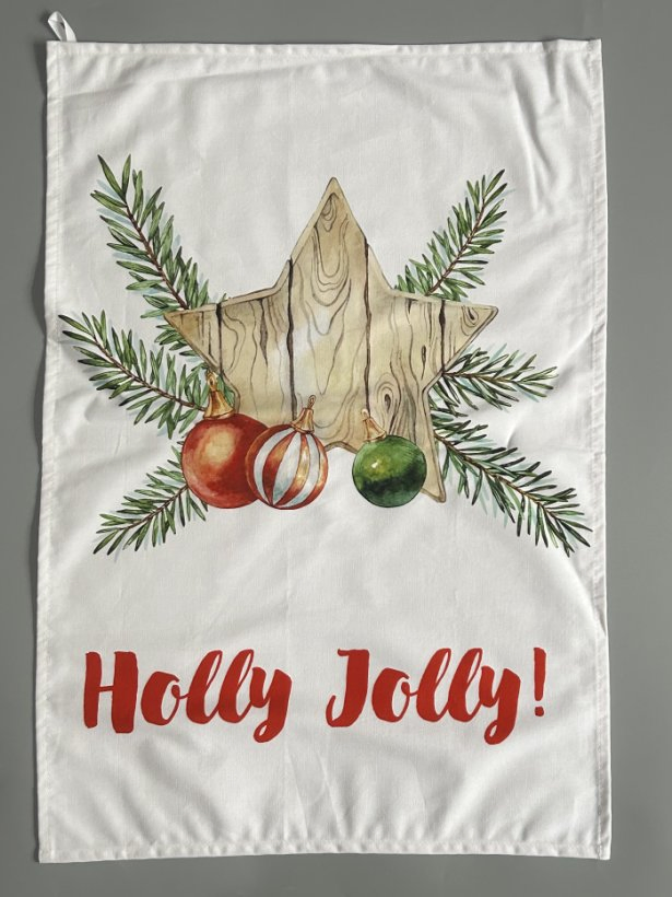 Custom Digital Printed Christmas Napkins Tea Towels