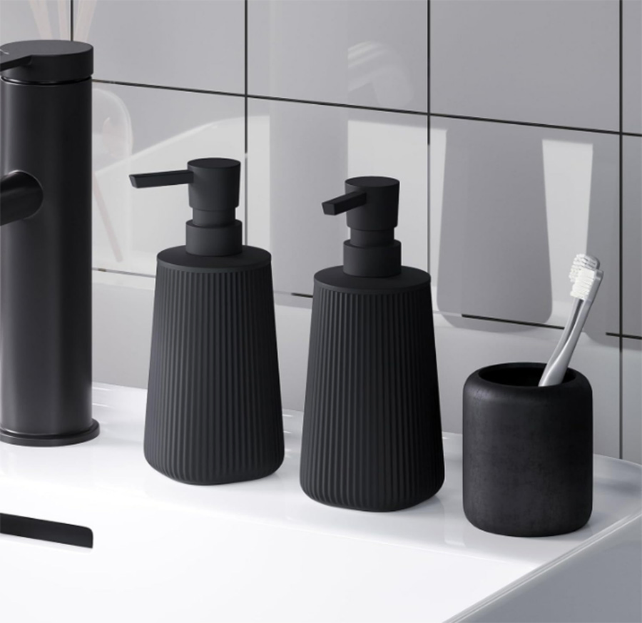 Dish Soap Dispenser Bathroom Matte Black Soap Dispenser