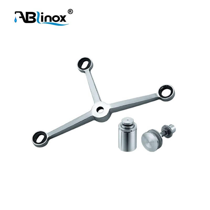 2 Arms Stainless Steel Glass Hardware Spider