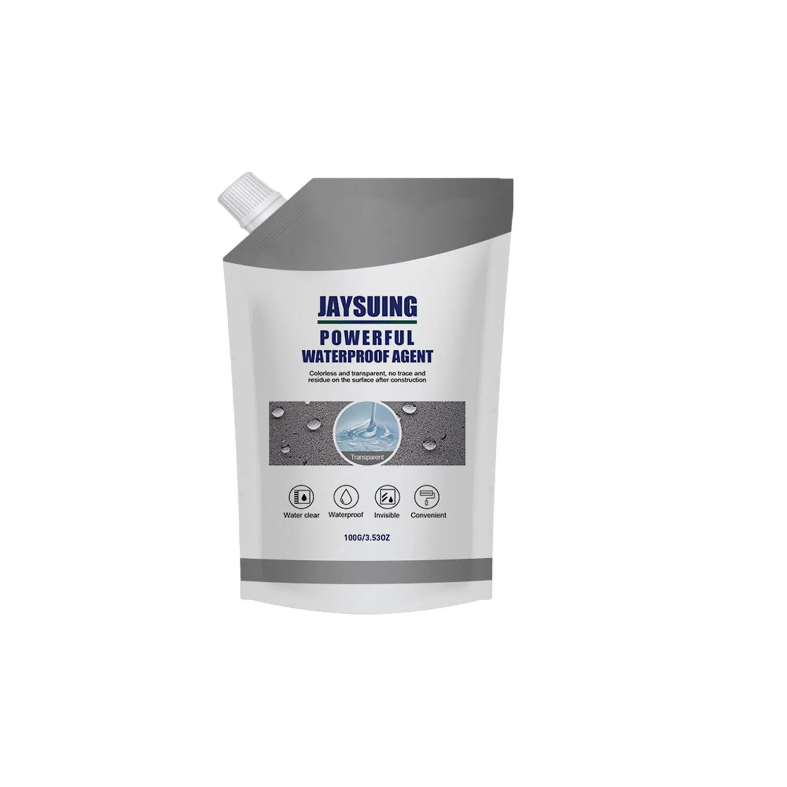 Customized Liquid Sealant Adhesive Bagged Anti Leakage Coating Invisible Waterproof Agent Glue