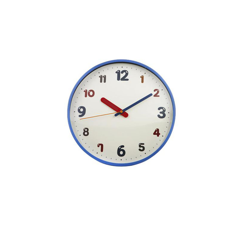 Decorative Round Wall Clock Gold Rimmed Minimalist Office Wall Clock