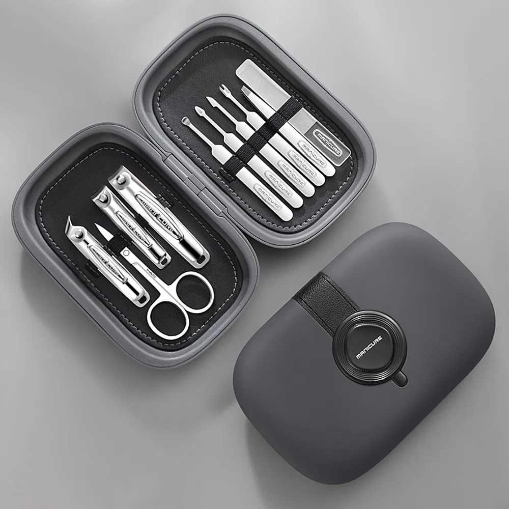 Beauty Care Tools Travel Manicure and Pedicure Nail Tool Stainless Steel Nails Art Clipper Kit with Case