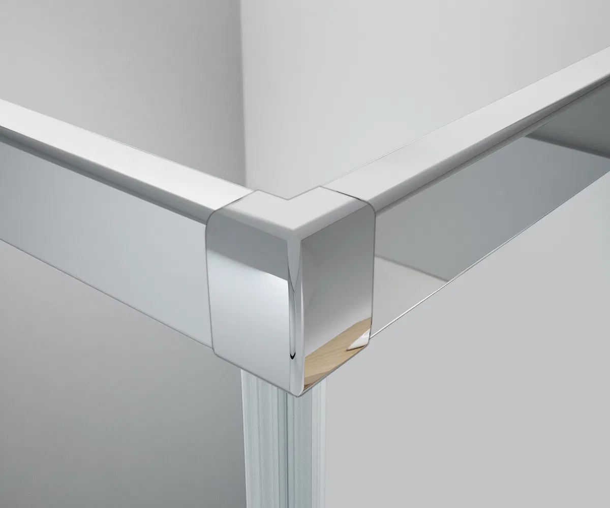Modern Design Square Sliding Bathroom Glass Shower Enclosure