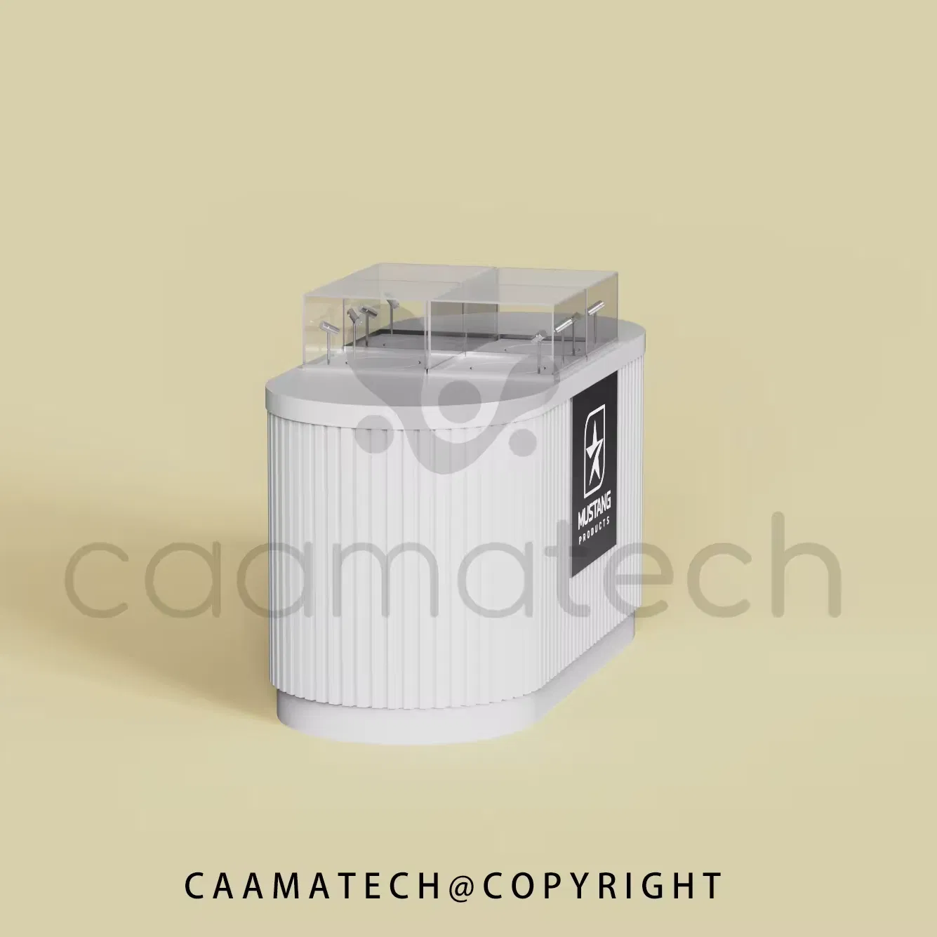 Factory Customized Brand Delicate High End Cosmetic Display Countertop