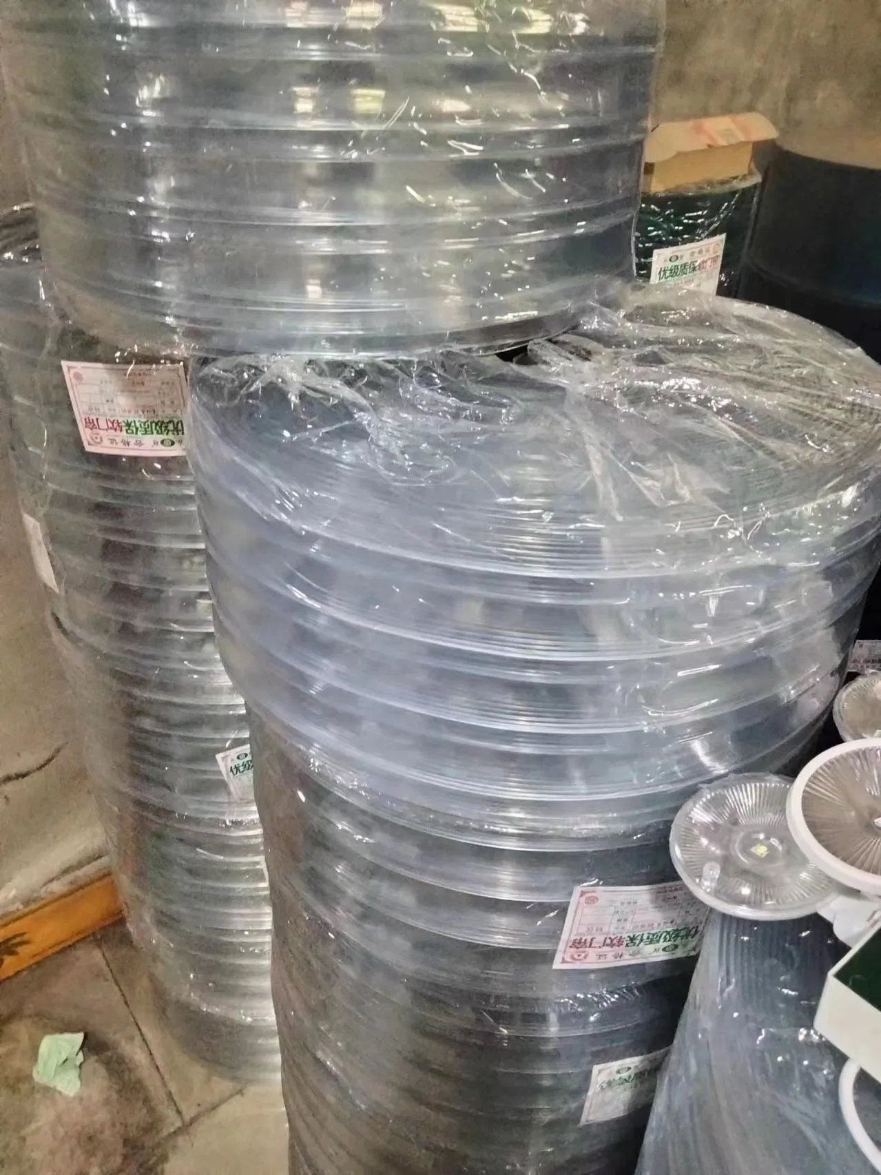 Cold Room Soft Clear Ribbed Protection Film Plastic PVC Outdoor Door Curtain