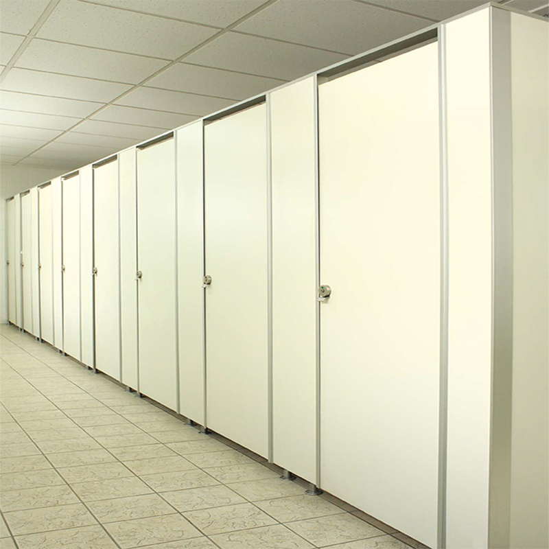 Public Area Toilet Partition Cubicle Separated Toilet System HPL Sanitary