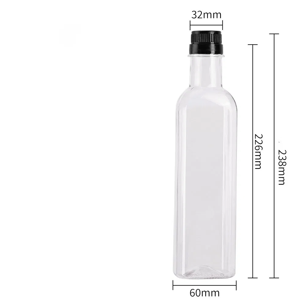 Best Selling Square Thickened Vinegar Juice Dispensing Olive Oil Bottle