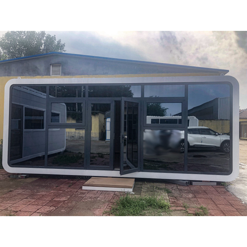 Beach Hotel Homestay Prefabricated Space Modular Apple Cabin Container House