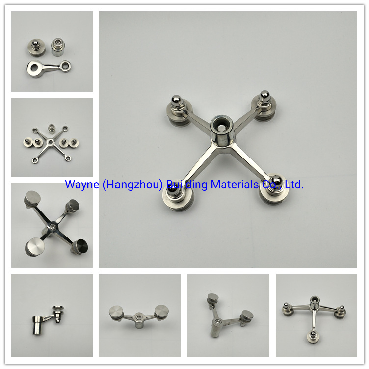 150mm Stainless Steel Glass Spider with 4 Arms; Glass Fitting Hardware, Point-Fixed Curtain Wall Hardware with High Quality and Best Price