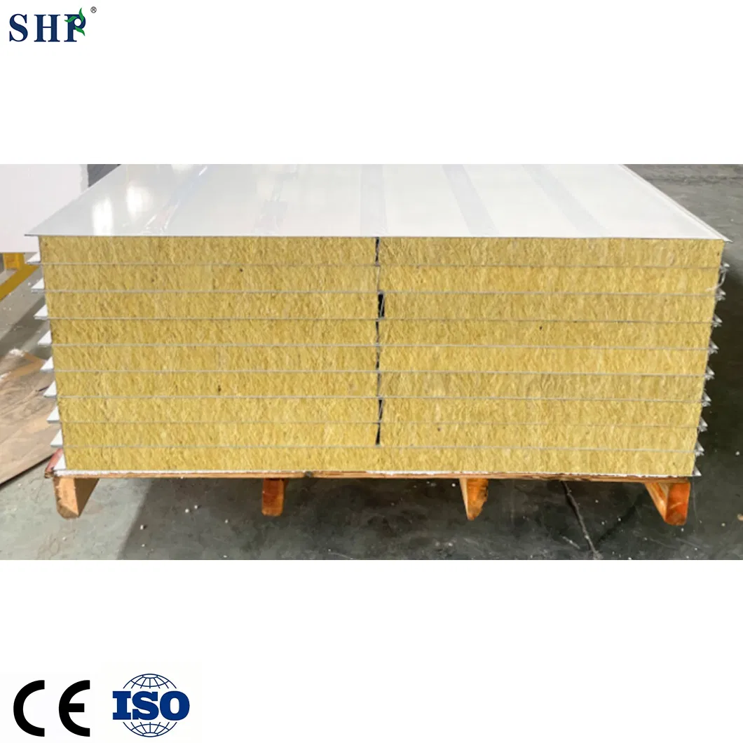 High Quality Machine-Made Rockwool Sandwich Panel for Cleanroom Project