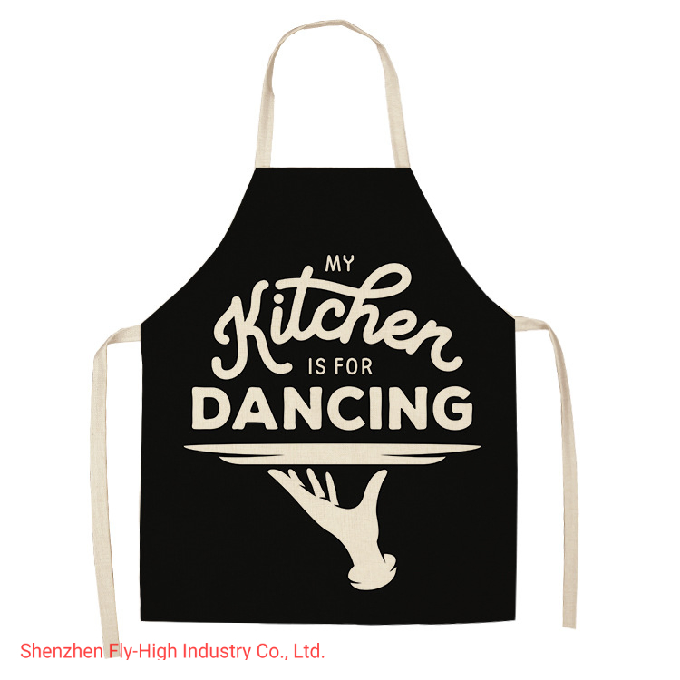 Easy Clean Cotton Linen Apron Unisex Chef Waiter Waitress Restaurant Bistro Cafe Craftsmen Butchers Artist Apron Bib Aprons